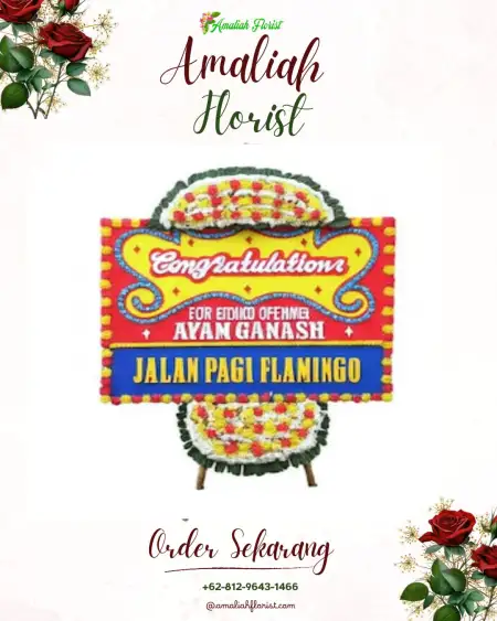 Sewa Papan Bunga Trotok